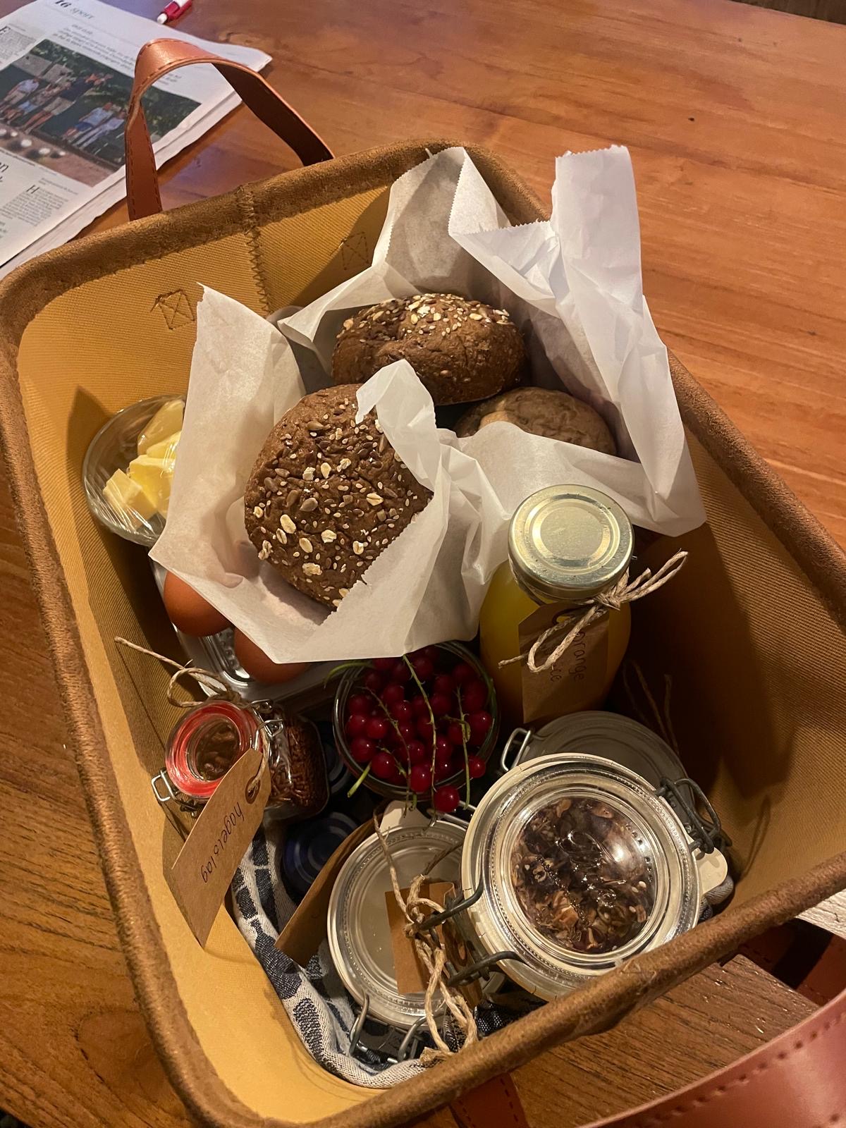 Voorbeeld van de FerWad ontbijtmand